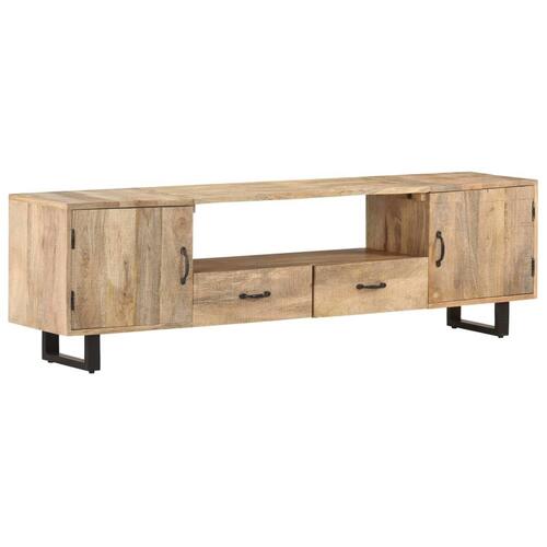 Tv-skab 160x30x45 cm massivt mangotræ