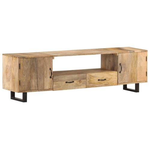 Tv-skab 160x30x45 cm massivt mangotræ
