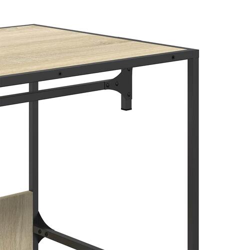 Klædeskab 90x50x180 cm konstrueret træ sonoma-eg
