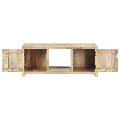 Sofabord 90x50x35 cm massivt mangotræ