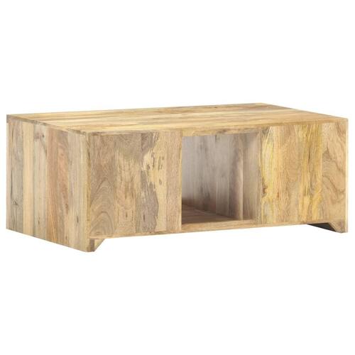Sofabord 90x50x35 cm massivt mangotræ