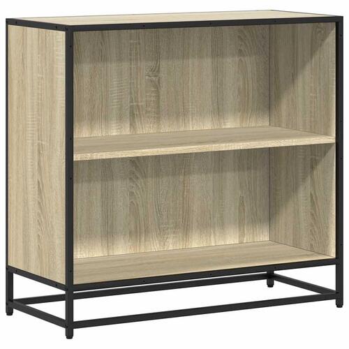 Bogreol 80,5x35x76 cm konstrueret træ sonoma-eg