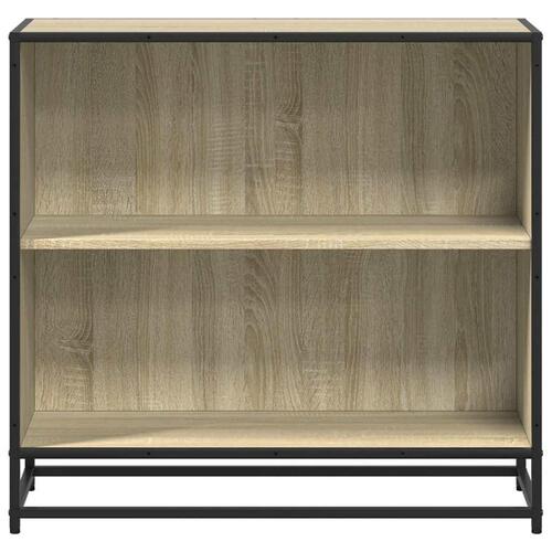 Bogreol 80,5x35x76 cm konstrueret træ sonoma-eg