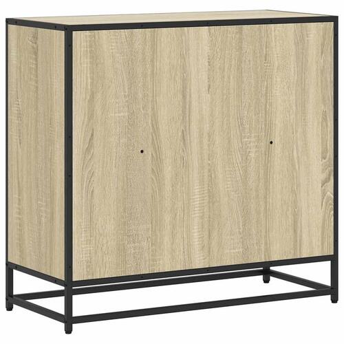 Bogreol 80,5x35x76 cm konstrueret træ sonoma-eg