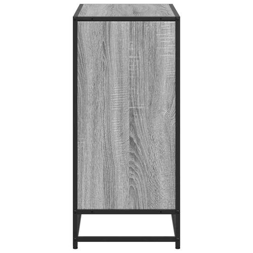 Bogreol 80,5x35x76 cm konstrueret træ grå sonoma-eg