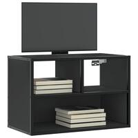 Tv-bord 60x31x39,5 cm konstrueret træ og metal sort