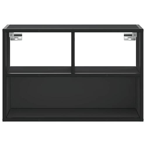 Tv-bord 60x31x39,5 cm konstrueret træ og metal sort