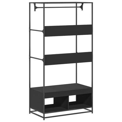 Klædeskab 90x50x180 cm konstrueret træ