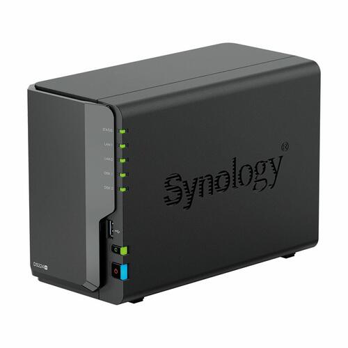 NAS-netværkslagring Synology Diskstation DS224 Sort Intel Celeron J4125