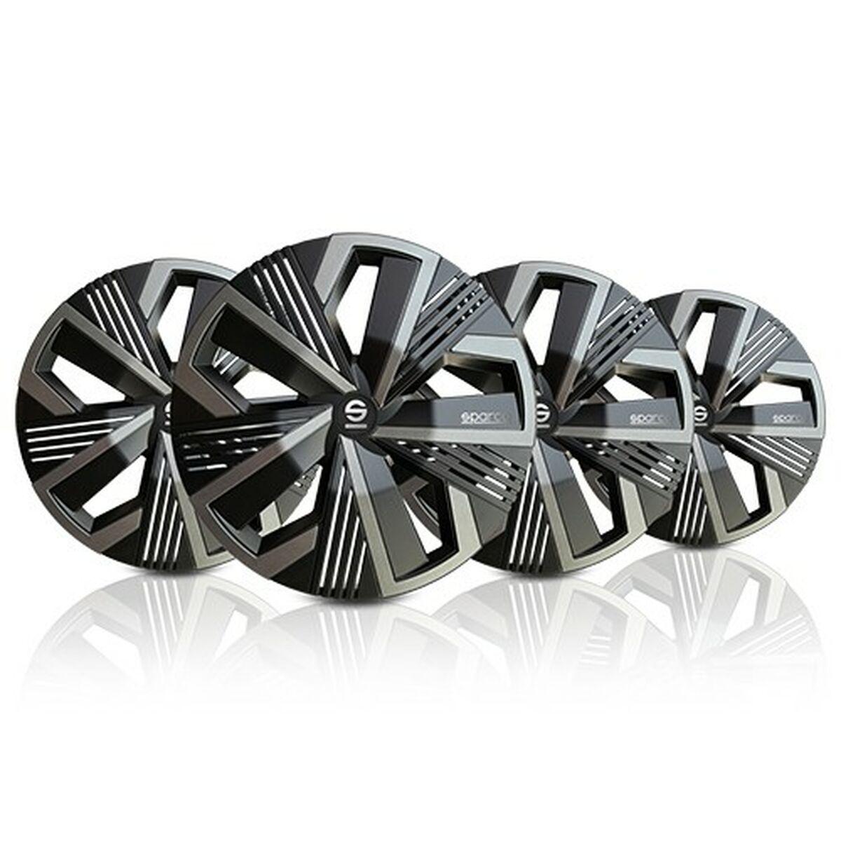 Goodyear Nagoya hjulkapsler 15" - sort/grå (sæt á 4)