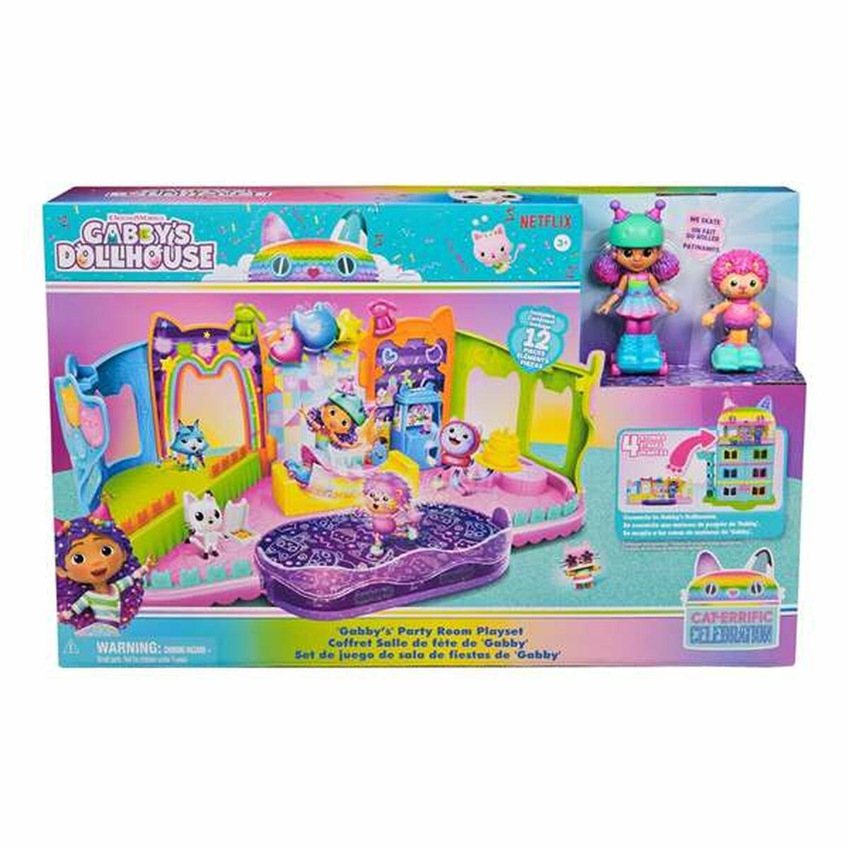 Gabby's Dollhouse Party Room playset - 26,2 × 41,9 × 8,1 cm billede