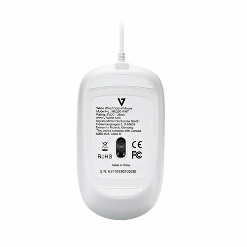 Mus V7 MU200GS-WHT Hvid