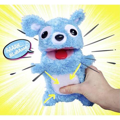 Bamse med Lyd Simba Screamerz Bjørn 30 cm Blå Multifarvet