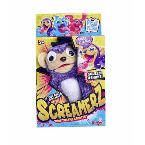 Bamse med Lyd Simba Screamerz Abe 30 cm Lilla