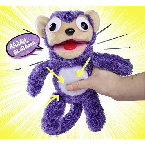 Bamse med Lyd Simba Screamerz Abe 30 cm Lilla