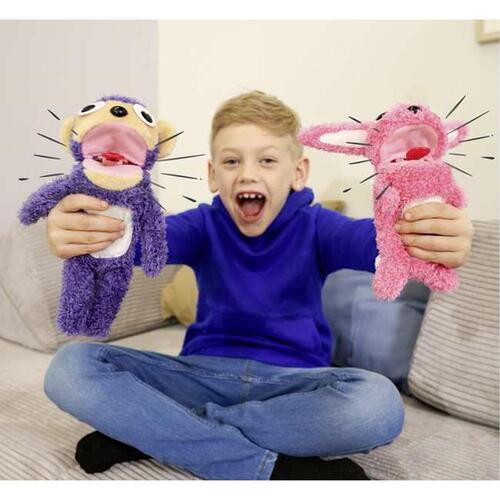 Bamse med Lyd Simba Screamerz Abe 30 cm Lilla