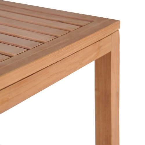 Badeværelsesstativ 4 etager massivt teak 42 x 42 x 165 cm