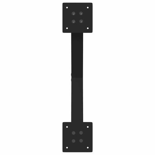 Spisebordsben X-formet 2 stk. 60x(72-73) cm stål sort