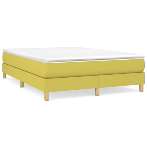Sengeramme uden madras Grøn 140x190 cm Stof