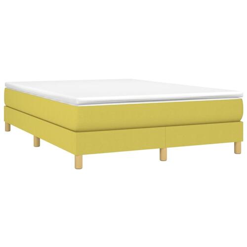 Sengeramme uden madras Grøn 140x190 cm Stof