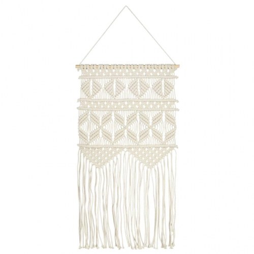 Macramé drømmefanger til væg - 40 × 80 cm, bomuld