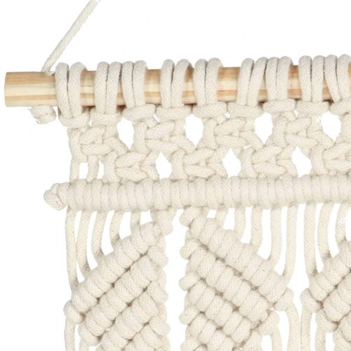 Macramé drømmefanger til væg - 40 × 80 cm, bomuld