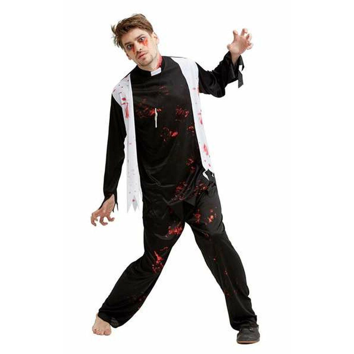 Kostume til voksne Præst Zombie (3 Dele)
