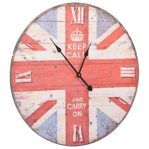 Vægur vintagestil UK 60 cm