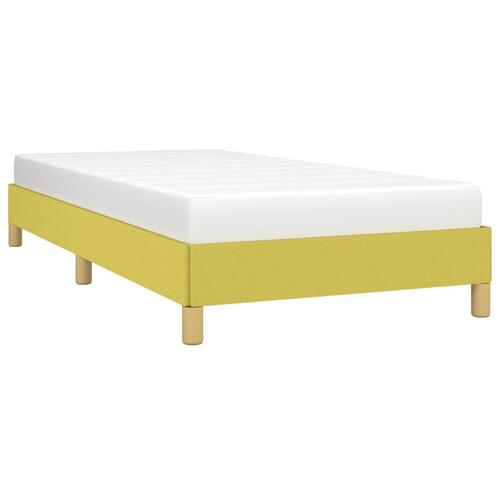 Sengeramme uden madras Grøn 100x200 cm Stof