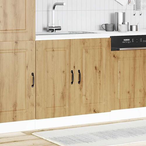 Underskab til vask Kalmar 80x46x81,5 cm konstrueret træ egetræ