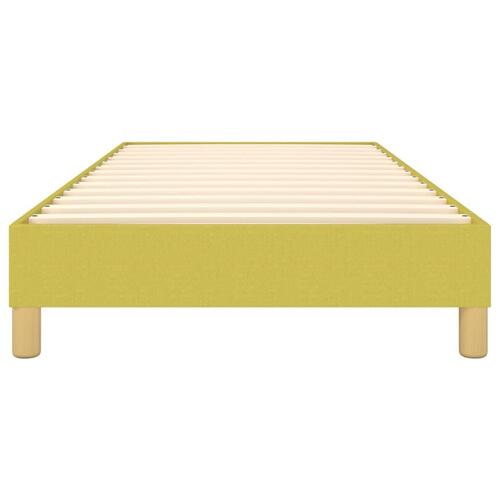 Sengeramme uden madras Grøn 100x200 cm Stof