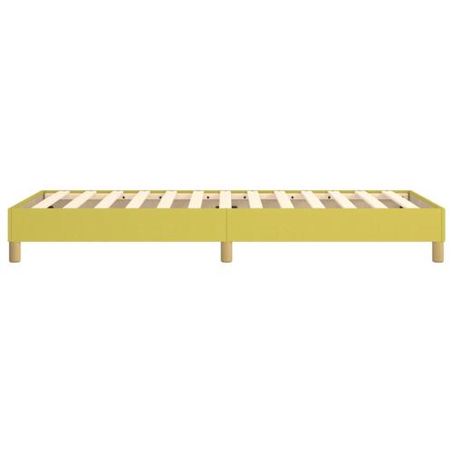 Sengeramme uden madras Grøn 100x200 cm Stof