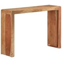 Konsolbord 110x30x76 cm massivt akacietræ