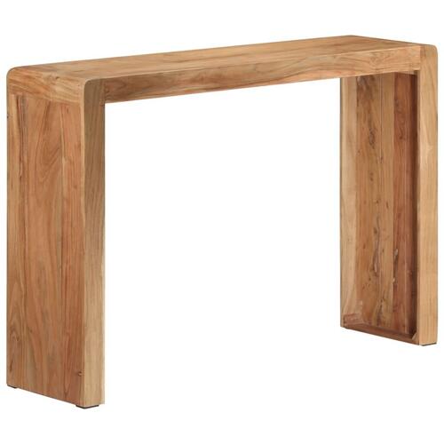 Konsolbord 110x30x76 cm massivt akacietræ
