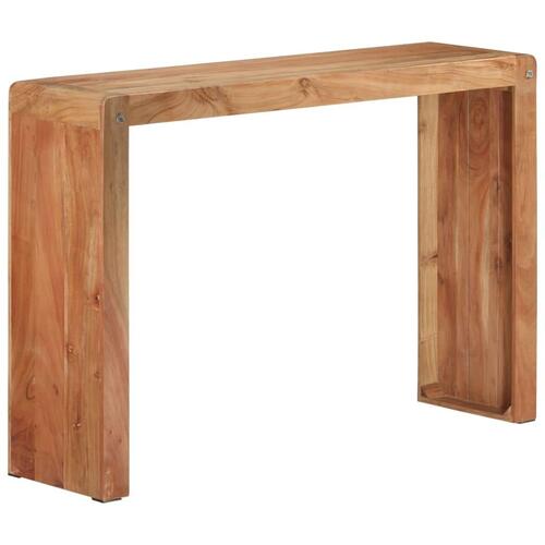 Konsolbord 110x30x76 cm massivt akacietræ