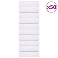 Vaskeklude 50 stk. 15x21 cm 360 g/m² 100% bomuld hvid