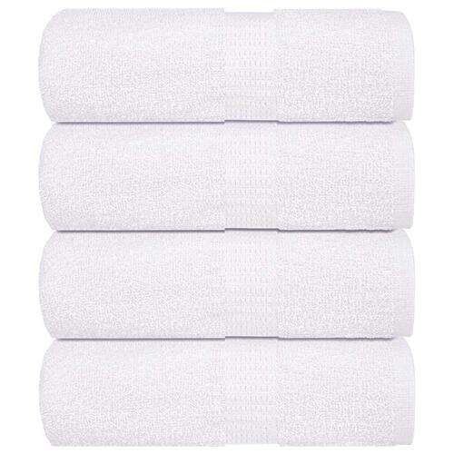 Håndklæder 4 stk. 30x30 cm 360 g/m2 100 % bomuld hvid