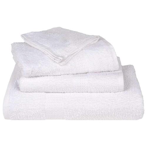 Håndklæder 4 stk. 30x30 cm 360 g/m2 100 % bomuld hvid
