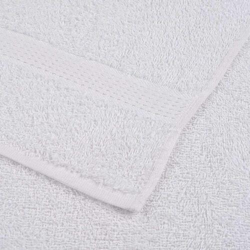 Håndklæder 4 stk. 30x30 cm 360 g/m2 100 % bomuld hvid