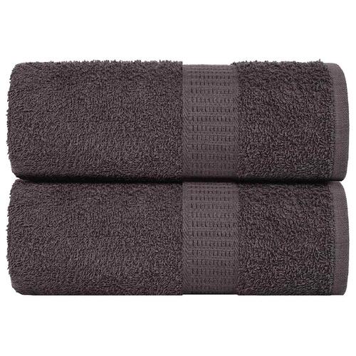 Gæstehåndklæder 4stk. 30x50cm 360 g/m² 100 % bomuld antracitgrå