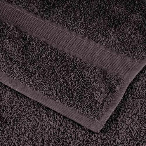 Håndklæder 10 stk. 30x30 cm 360 g/m² 100 % bomuld antracitgrå