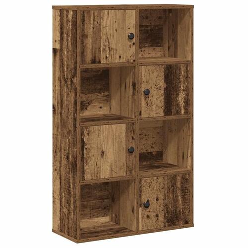 Bogreol 60x24x101,5 cm konstrueret træ antikt træ