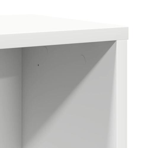 Bogreol 60x24x101,5 cm konstrueret træ hvid