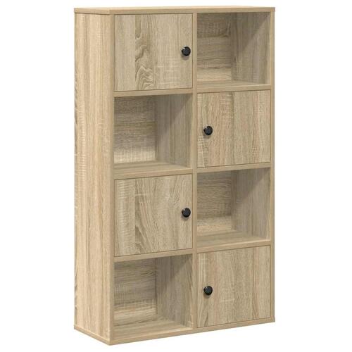 Bogreol 60x24x101,5 cm konstrueret træ sonoma-eg