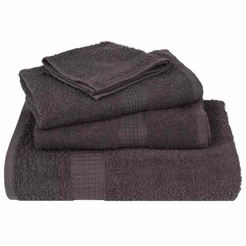 Badehåndklæder 25stk. 100x150cm 360g/m² 100% bomuld antracitgrå