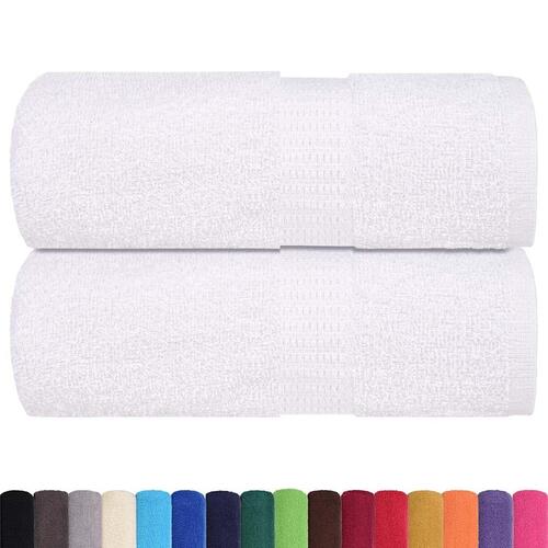 Håndklæder 2 stk. 30x30 cm 360 g/m2 100 % bomuld hvid