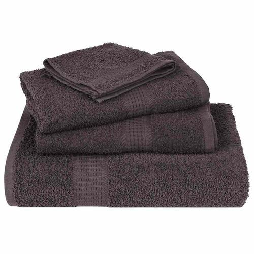Håndklæder 50 stk. 30x30 cm 360 g/m² 100 % bomuld antracitgrå