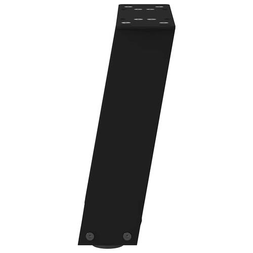 Sofabordben U-formet 2 stk 30x(30-31) cm stål sort