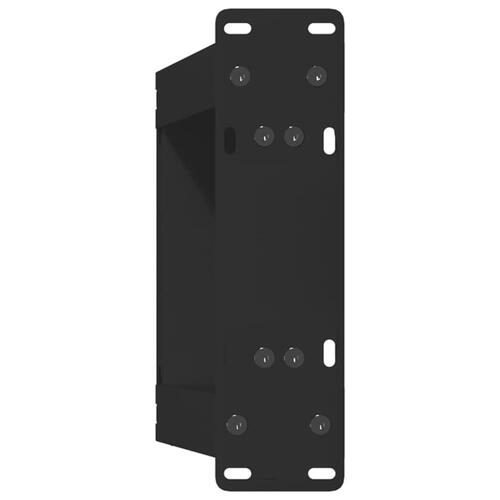 Sofabordben U-formet 2 stk 30x(30-31) cm stål sort