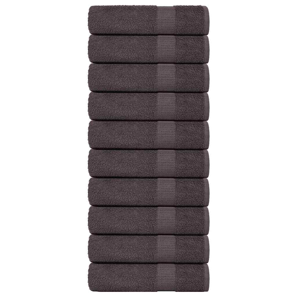 Håndklæder 360 G/M² 100 % Bomuld Antracitgrå - 10 / 100 x 150 cm